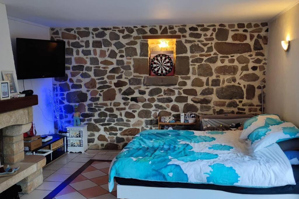 Studio La "Barque Bleue" Flamanville Extérieur photo
